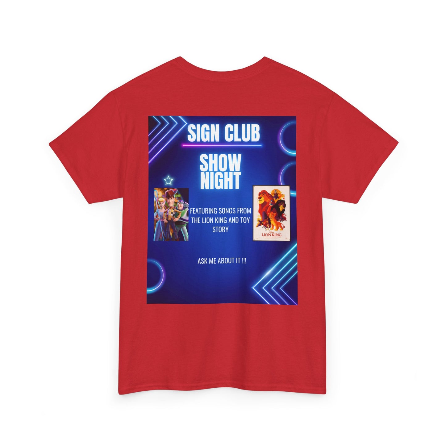 Unisex adult show shirts