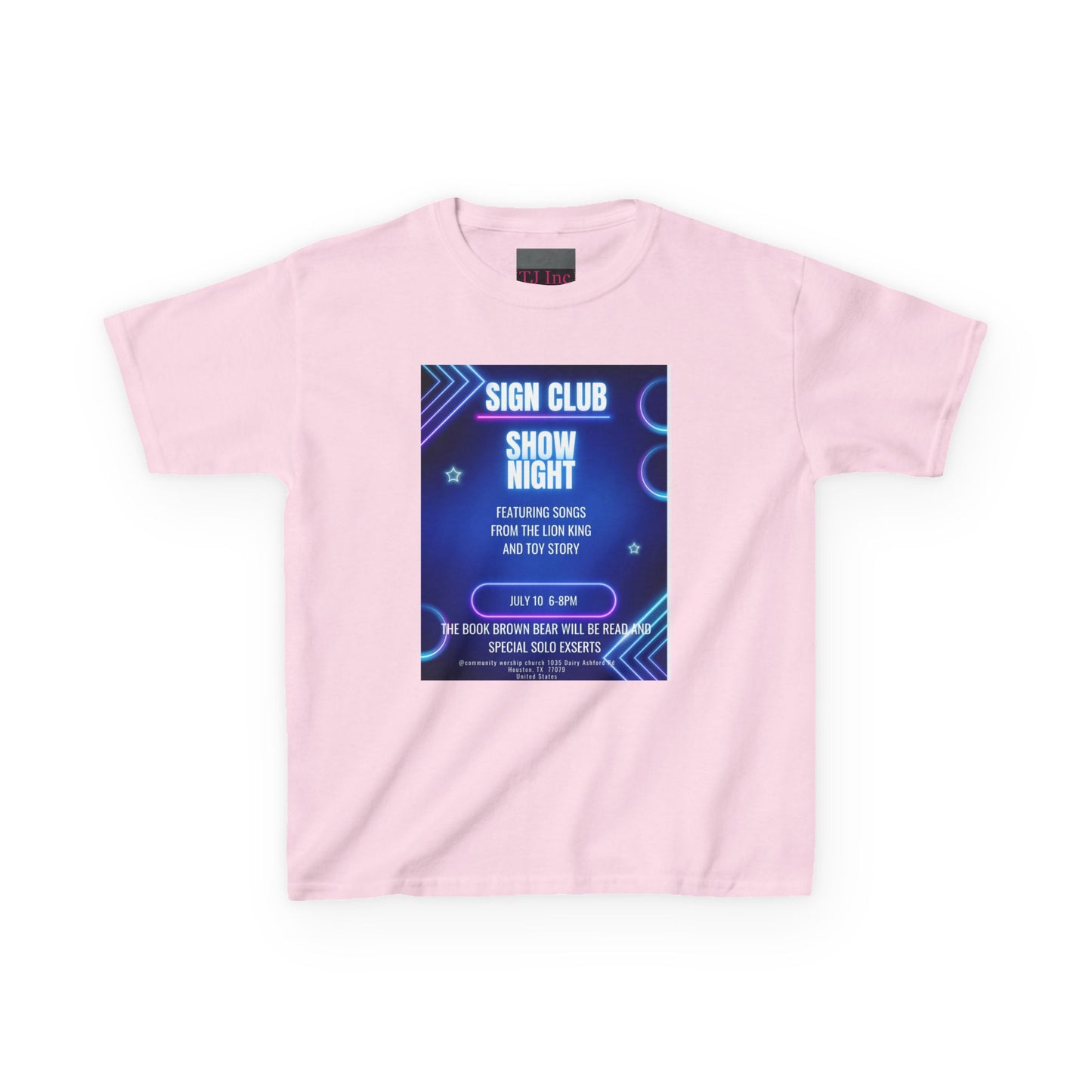 Kids show shirt