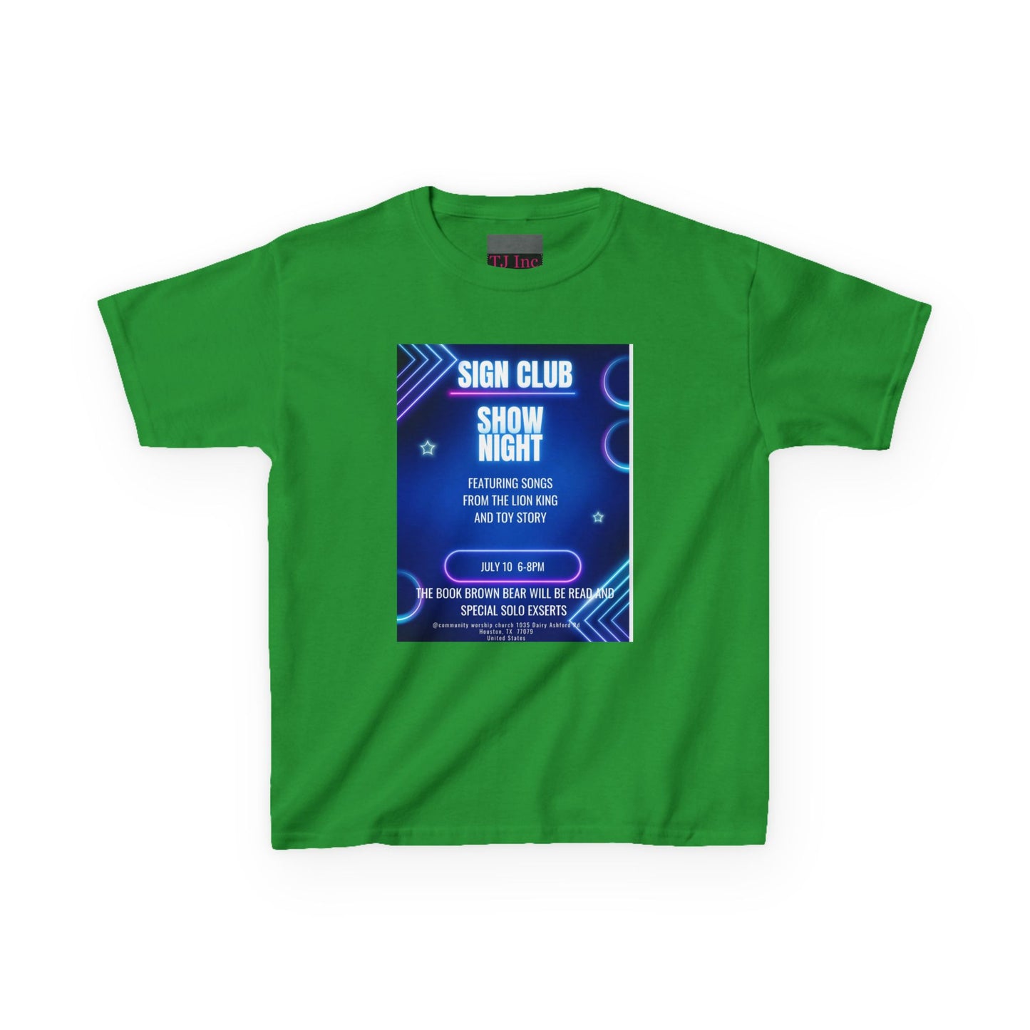 Kids show shirt