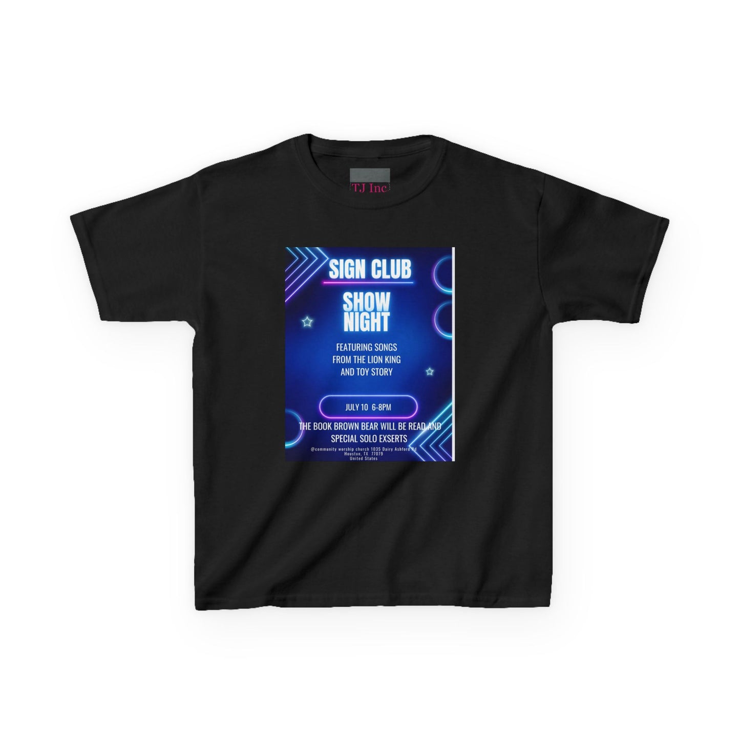 Kids show shirt