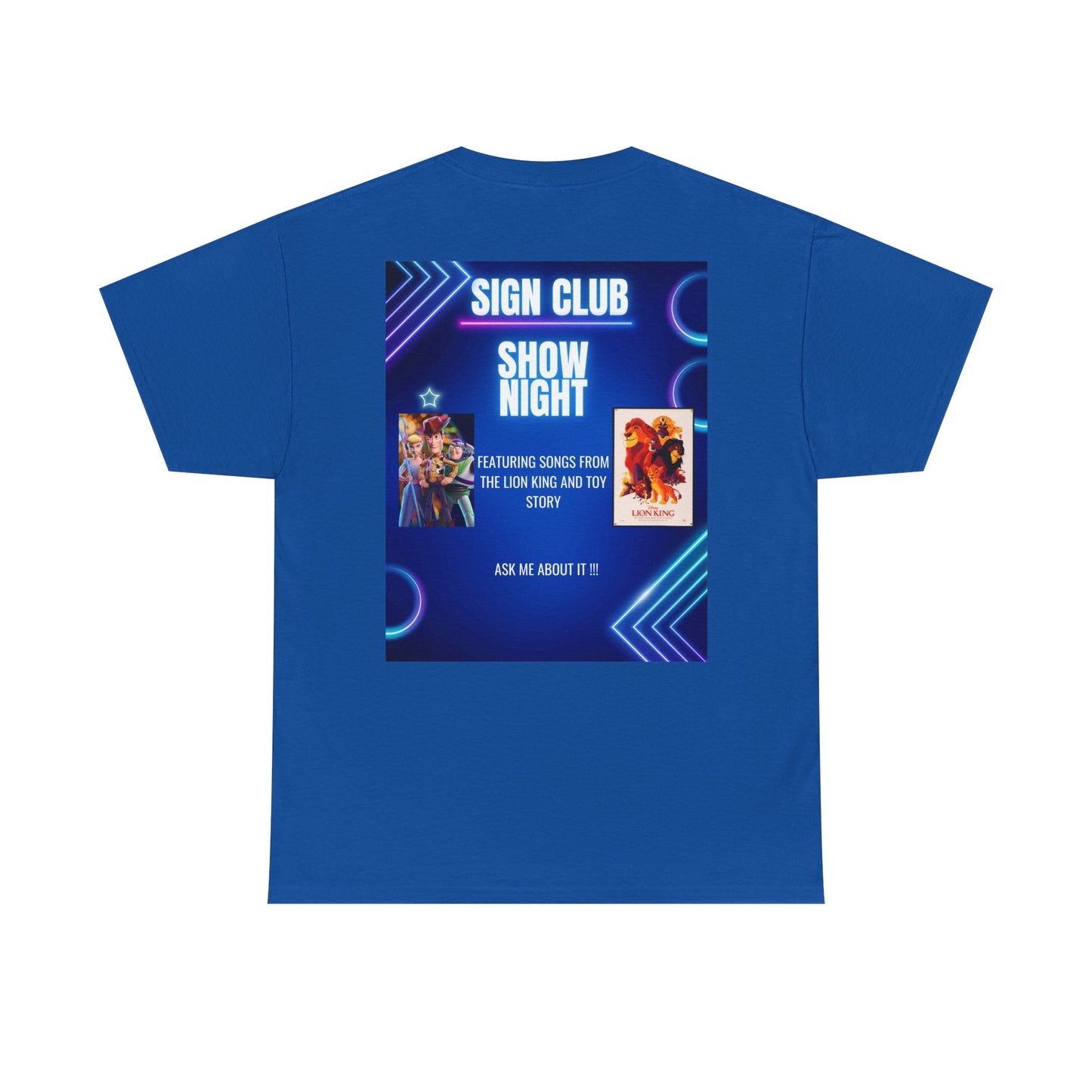 Unisex adult show shirts