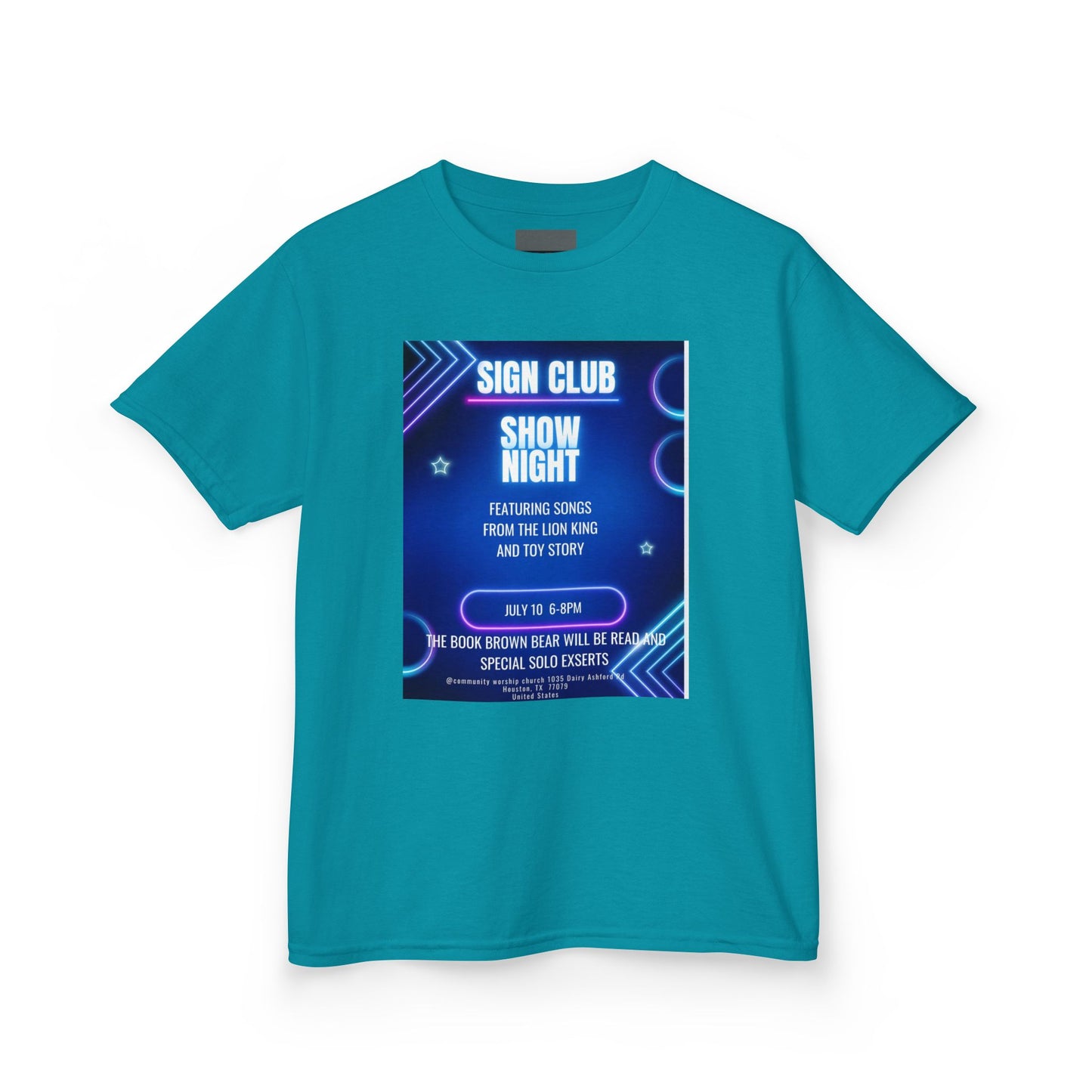 Kids show shirt