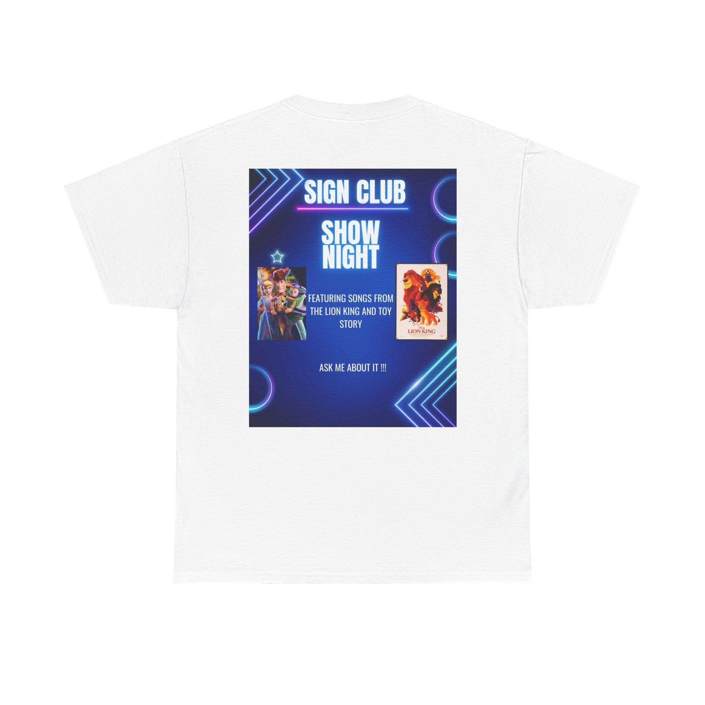Unisex adult show shirts