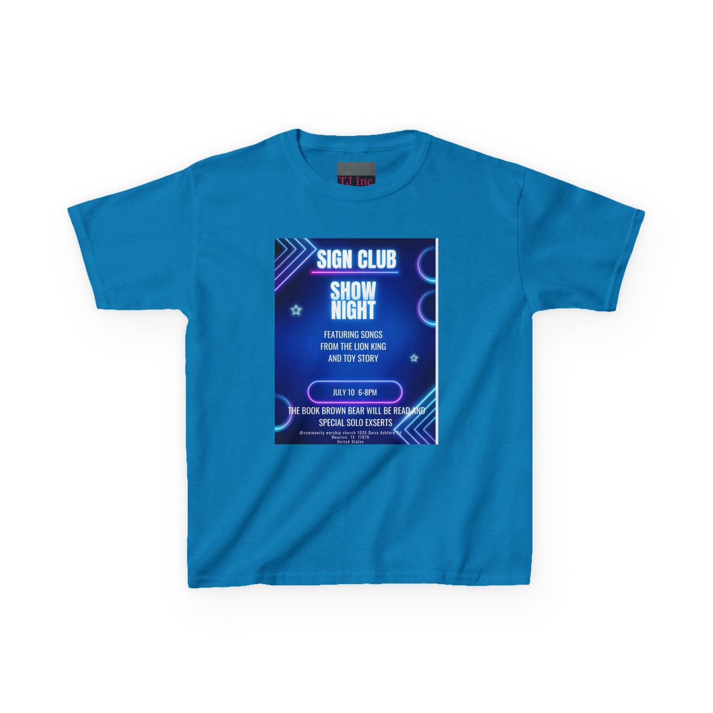 Kids show shirt