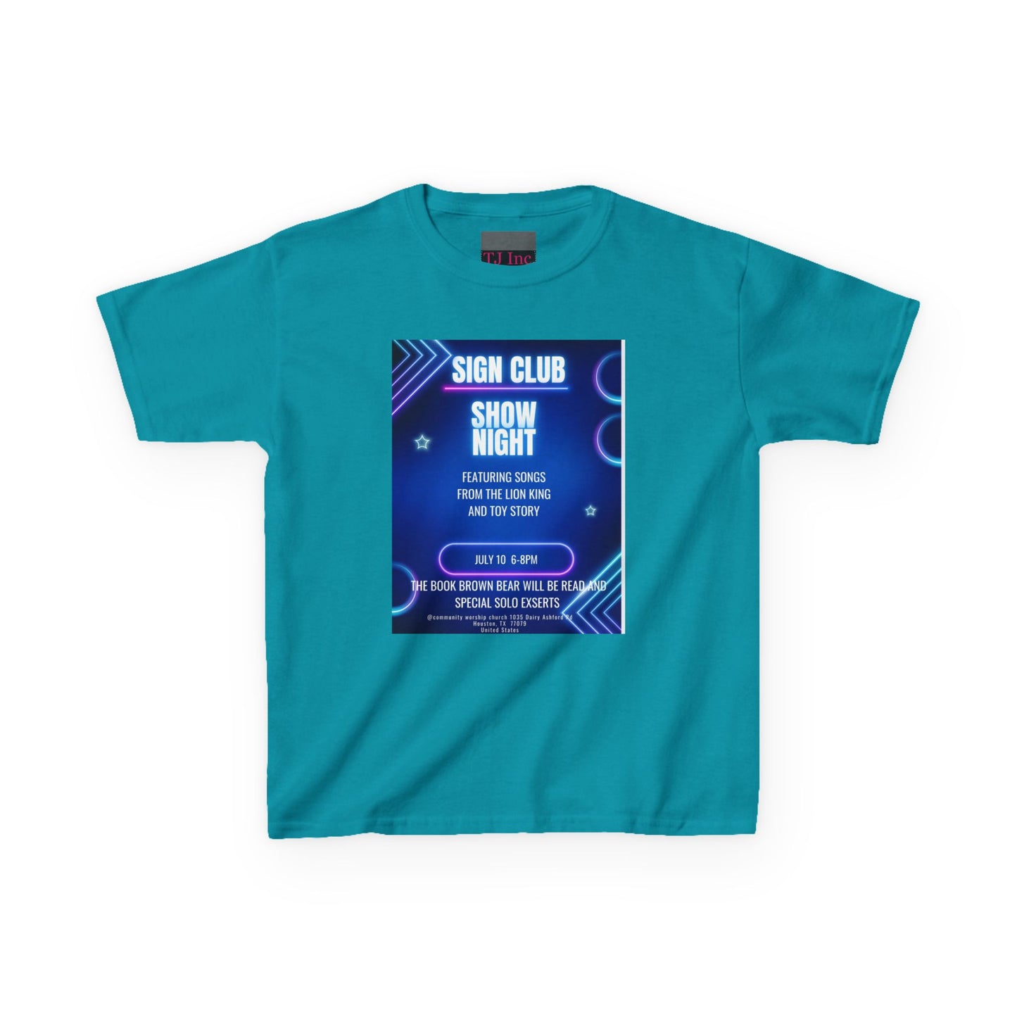 Kids show shirt