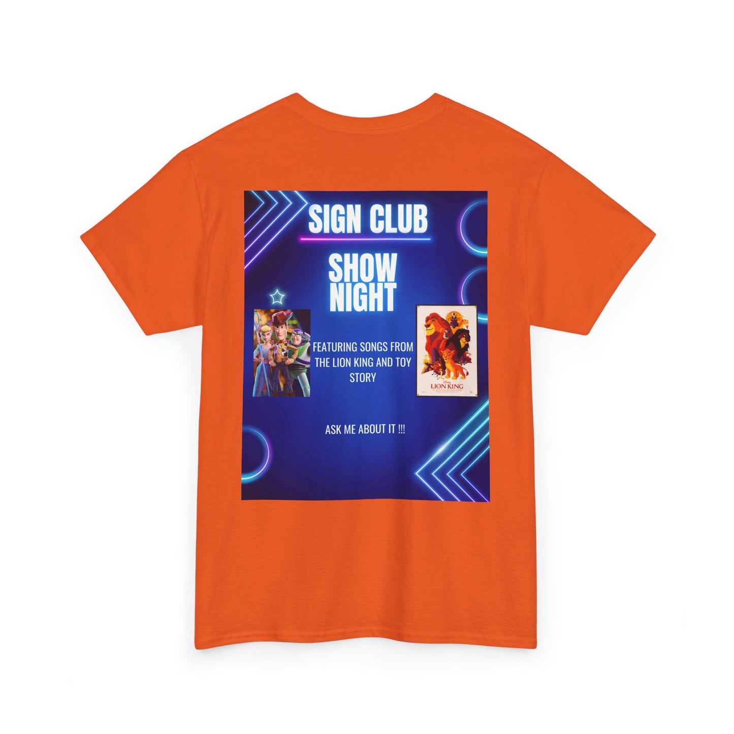 Unisex adult show shirts
