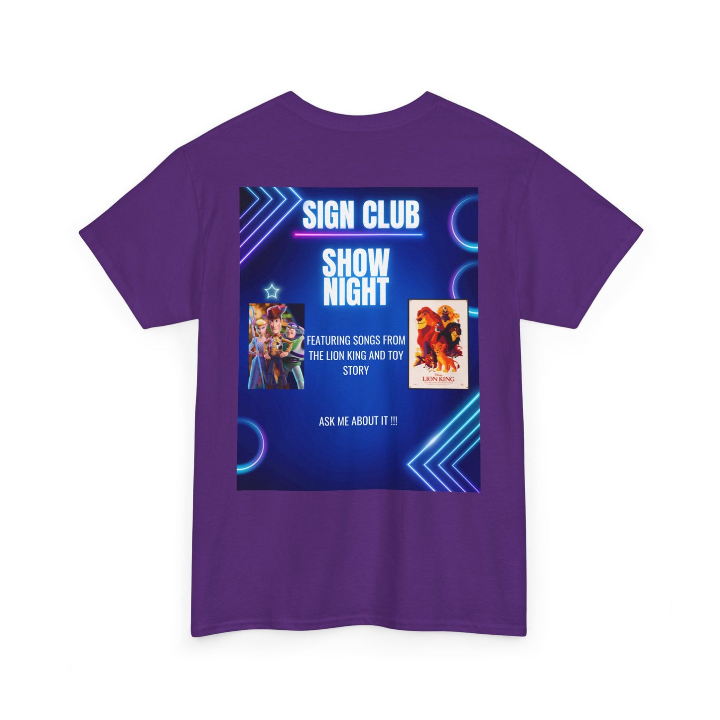 Unisex adult show shirts