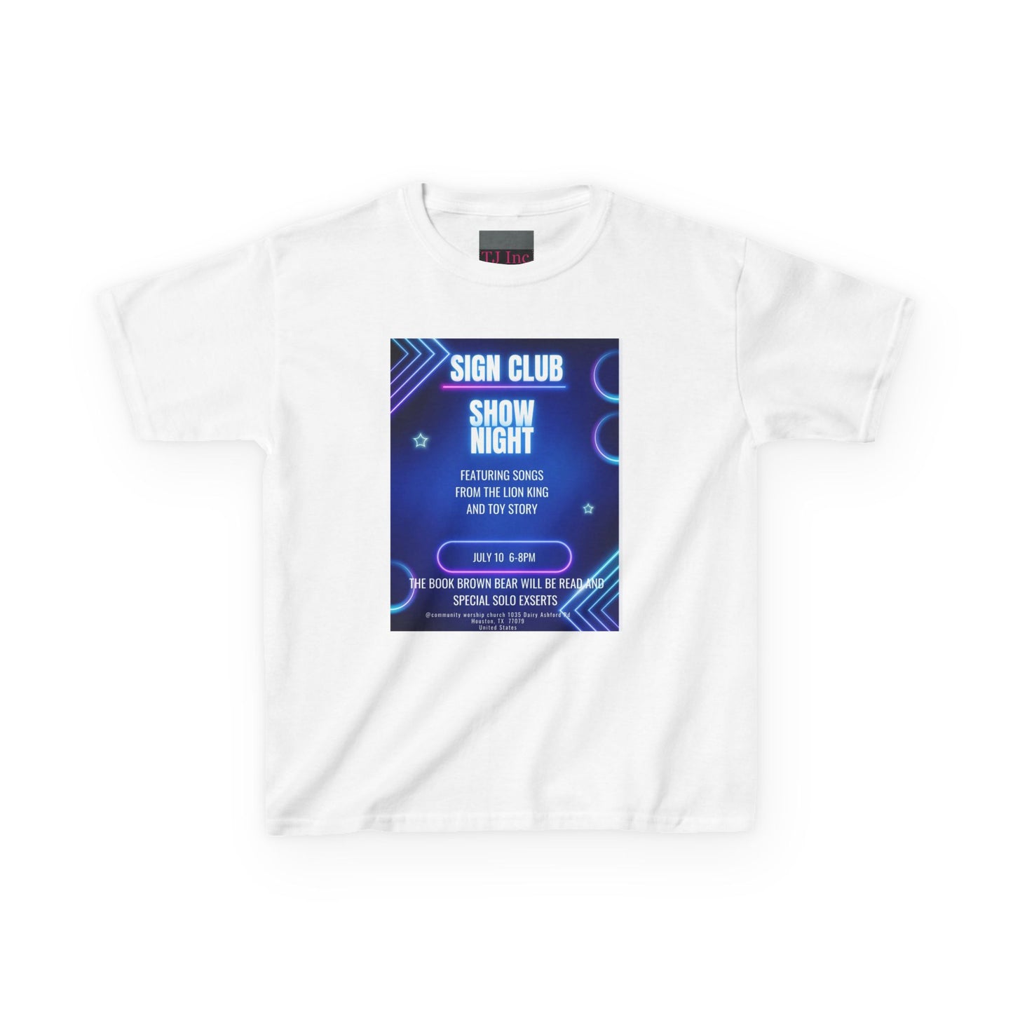 Kids show shirt