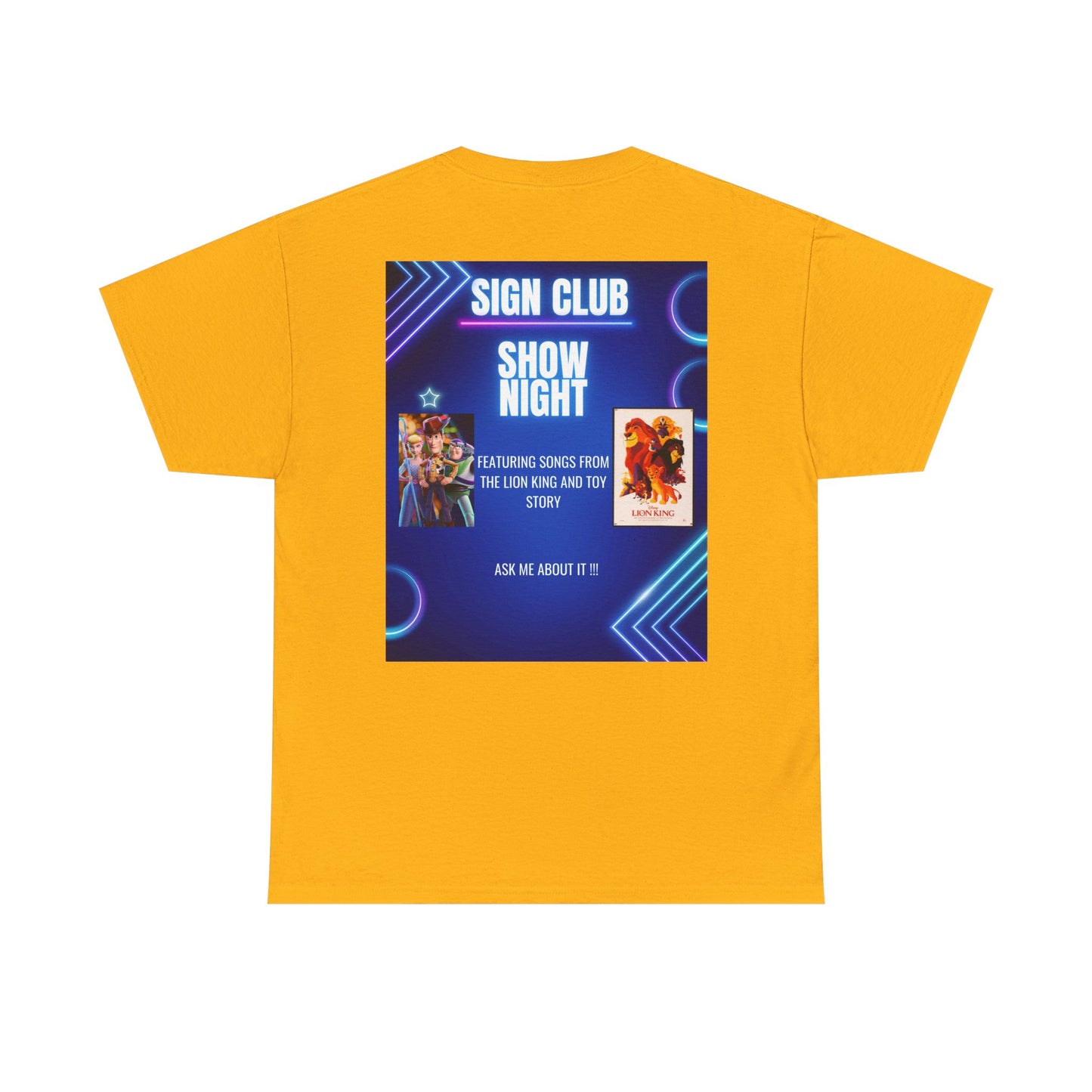 Unisex adult show shirts