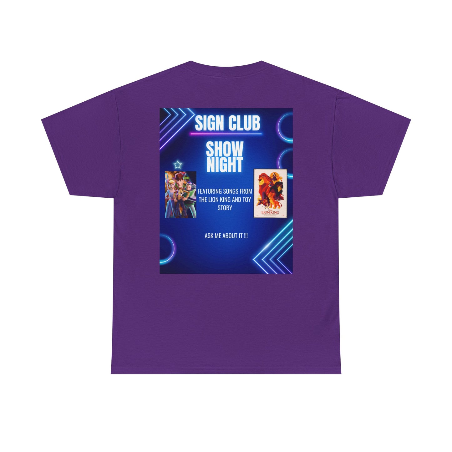 Unisex adult show shirts